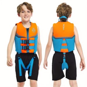 Kids Swim Vest, Buoyancy Jacket For Boys Girls, Float Buoyancy Swimsuit With Duel Adjustable Safety Strap, Flotation Swimming Aid 50N