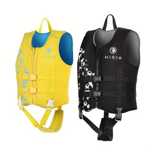 Hisea Kids' Adjustable Swim Vest - Buoyancy Aid For Children 8-90Lbs, Level 50N Floatation, Perfect For Outdoor Fun & Safety