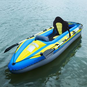 Padded Kayak Fishing Boat Sit-on-Top Seat Adjustable With Storage Bag