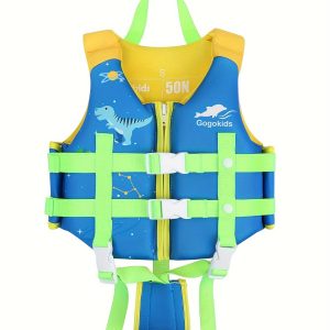 Kids Swim Vest, Kids Swim Jacket Life Vest Toddler Float Swimsuit with Adjustable Safety Straps Trainer Vest for Pool & Water Sports, 7-9 Years