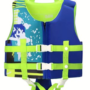 Children's Swimming Vest, Toddler Floatation Jacket, Buoyancy Swimsuit with Double Adjustable Safety Belt, Suitable for 2-9 years old children